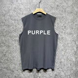 Purple Brand Tank T Shirts Sleeveless T-shirt Vest