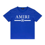 Amiri T Shirt Printed Casual Hip Hop round Neck Short Sleeve T-shirt