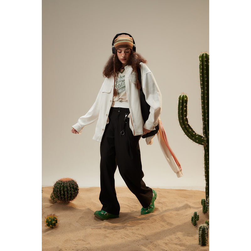 Unisex Shirt Retro Loose All-Match Casual