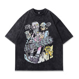 Men T-Shirt Cartoon Printed All-Matching
