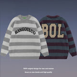 Women Sweater Vintage Jacquard Knitted Top