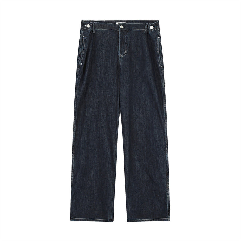 Men Jeans Loose All-Match Casual