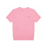 Ralph Lauren Knitted sweaters Ralph Lauren Knitted Short Sleeved Shirt RL Ralph Crew Neck Solid Color Pony Embroidery LOGO Knitted Short Sleeve