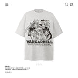 American vintage street T-shirt pure cotton men's and women's summer loose