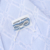 Men Long Sleeved T Shirt Pinstripe Long Sleeve Shirt Men Spring and Autumn Patchwork Shirt Loose Casual