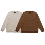 Drew House Sweatshirts Unisex Sketch Smiley Face Crew Neck Sweatshirts