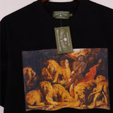 Denim Tears T Shirts Letter Portrait Short Sleeve T-Shirt