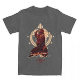 Helldivers 2 Game Malevelon Creek T Shirts Men's Cotton Vint