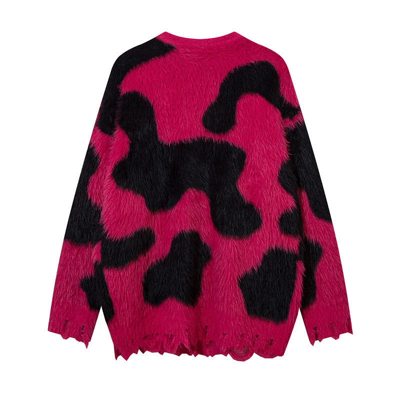 Women Sweater Jacquard Soft Knitted Idle Style
