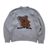 Kapital Sweater Vintage Bear Plush Loose Pullover Lazy Autumn and Winter Leisure All-Match Wool Sweater