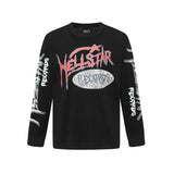 Hellstar long-sleeve T-shirt graffiti portrait print loose version casual long sleeve