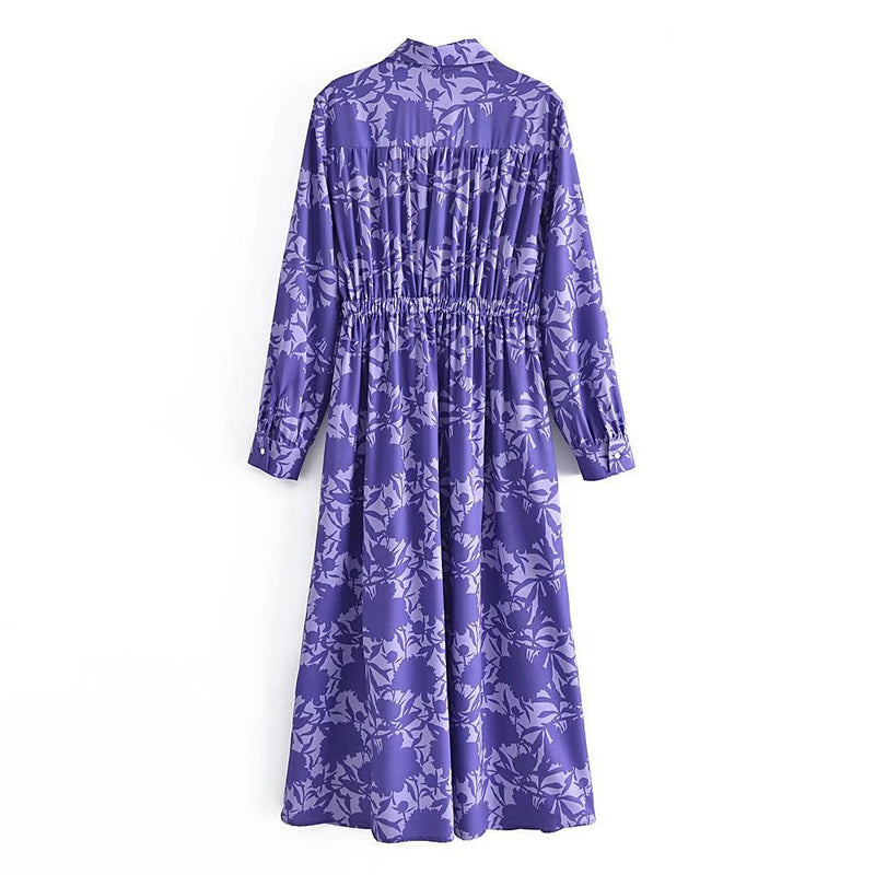 Women Dresses Temperament Shirt Style Dress