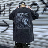 Men T Shirt Heavy Vintage Distressed Pure Cotton