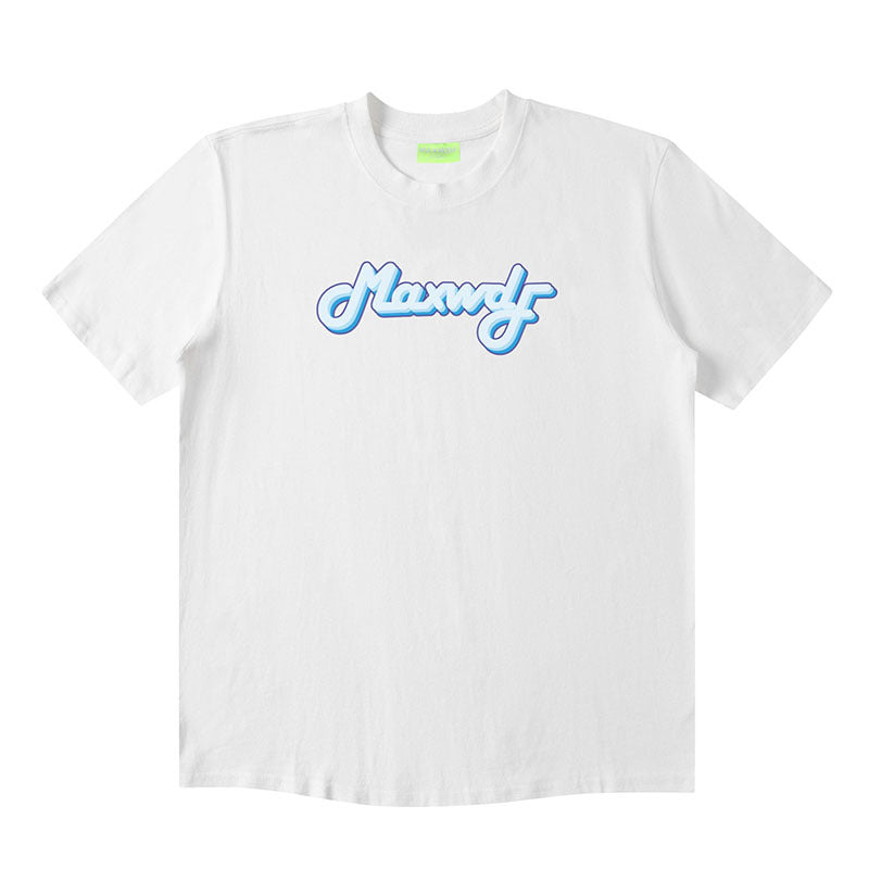 Men T-Shirt West Coast Letter Printing Heavy College Style