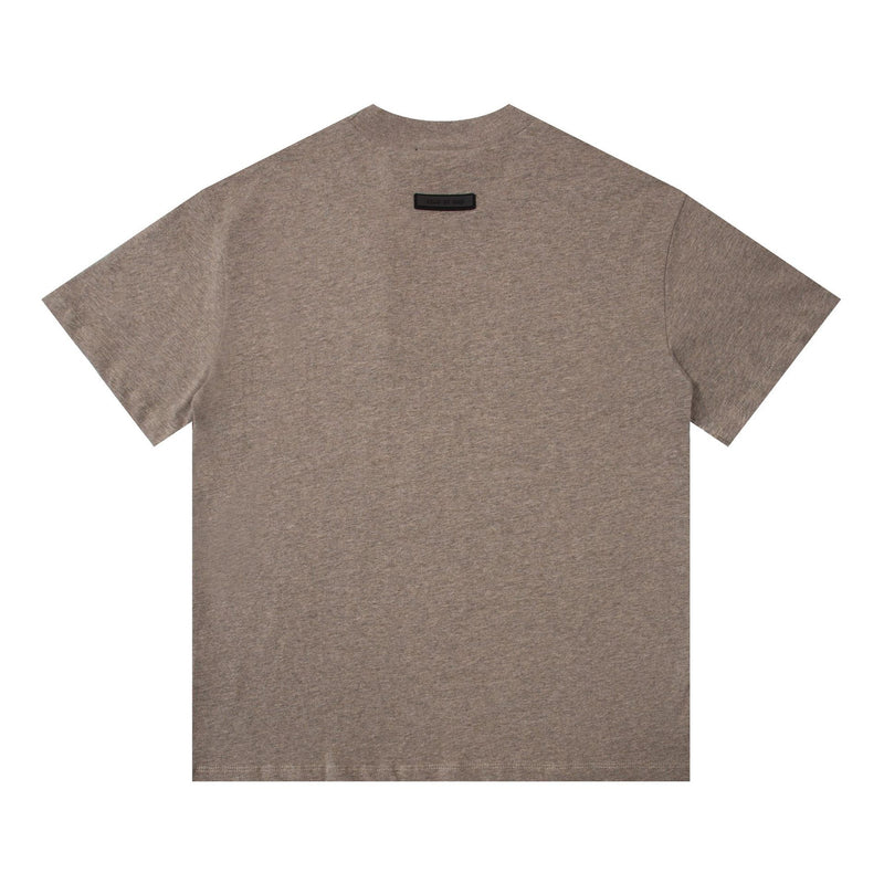 Fog Essentials T Shirts Spring/Summer FOG Double Line Logo Pattern Crew Neck Short Sleeves
