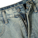 Men Jeans Casual Loose Retro