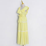 Bohemian Dress Plaid Temperament Long Dress