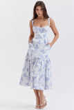 Women Dress Sweet and Spicy Suspenders Solid Color Broken Dress