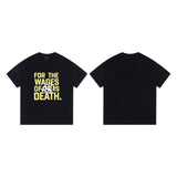 Synaworld T Shirts central cee Short Sleeve Classic Letter L Loose Casual T-Shirt