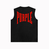 Purple Brand Tank T Shirts Sleeveless T-shirt Vest