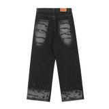 Men Jeans Personality Design Loose