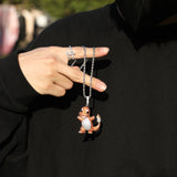 Jewelry Cartoon Dragon Pendant Copper Micro Zircon Animal Pokémon Spectrum