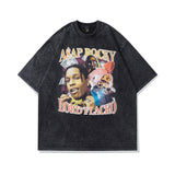 Men T-Shirt Rodman Print Distressed