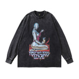 Mens Vintage Long Sleeve Shirt