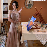 Betty Draper Valentine's Day Dress Dress Spring and Autumn Dress