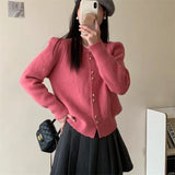 Women Knitted Cardigan Sweater