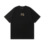 Fog Essentials T Shirts Spring Summer FOG Letter Crew Neck Short Sleeves