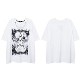 Men T-Shirt Butterfly Graffiti Printing