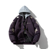 Mens Vintage Jackets Padded Jacket Autumn and Winter Thickened Baseball Jacket Cotton Jacket