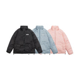 Unisex Coat Thickened Winter Stand-up Collar Cotton-Padded Coat Couple