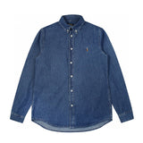 Ralph Lauren Coat Ralph Lauren War Horse Logo Embroidery Lapel Long Sleeve Shirt Casual