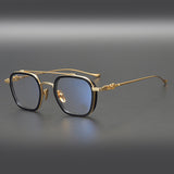 CHH Chrome Hearts Glasses Double-bridge Square Eyeglass Frames