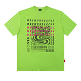Men T-Shirt Rose Floral Print Oversize All-Match Loose