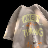 Men T Shirt Teenagers Summer