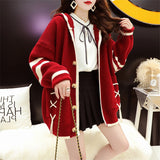 Women Knitted Cardigan Loose Fashionable Jacket