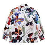 GUILTYPARTIES TIGER Shirts 21AW SKA JACKET Leopard print flower picture long-sleeved shirt