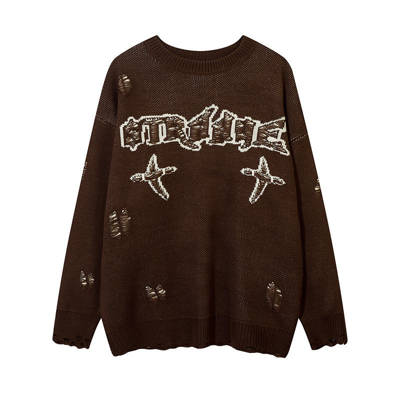 Women Sweater Vintage Sweater Oversize Loose and Lazy Style Knitwear