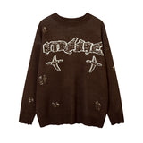 Women Sweater Vintage Sweater Oversize Loose and Lazy Style Knitwear