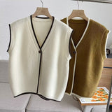 Women Vest Cardigan Loose