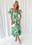 Women Dress Fashion Puff Sleeve Dress