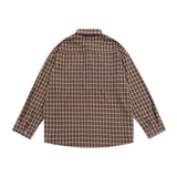 Men Long Sleeved T Shirt Embroidered Shirt Men's Spring and Autumn Long Sleeve Lapel Shirt Outer Wear Loose