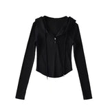 Women Hoodie Hot Girl Tight Sports