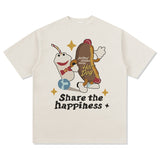 Unisex T Shirt Long Sleeve T-Shirt Loose Cotton
