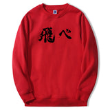 Harajuku Haikyuu Anime Hoodie For Men Women Fly High Graphic
