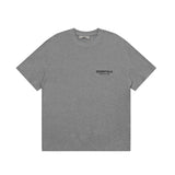 Fog Essentials T Shirts Spring/Summer FOG Double Line Letter Pattern Crew Neck Short Sleeves
