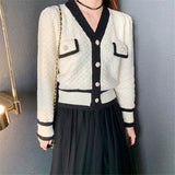Women Knitted Cardigan Loose Temperament Sweater